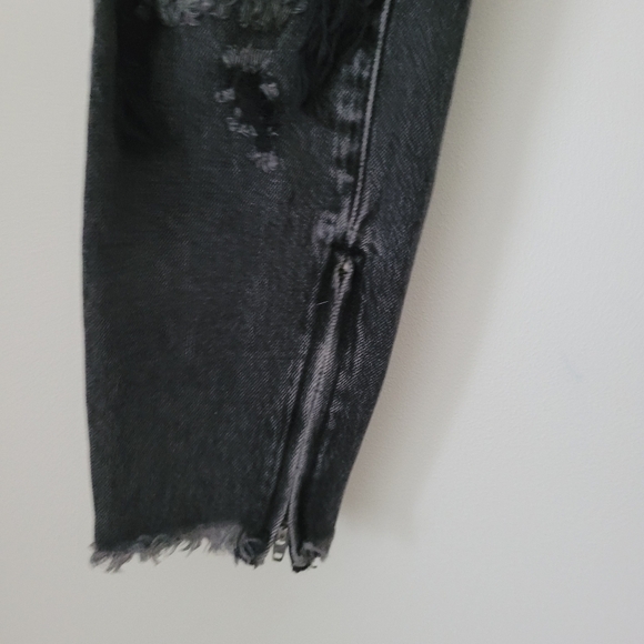 One Teaspoon High Waist Freebirds Rigid Skinny leg cropped jeans Sz 26 - Picture 10 of 16